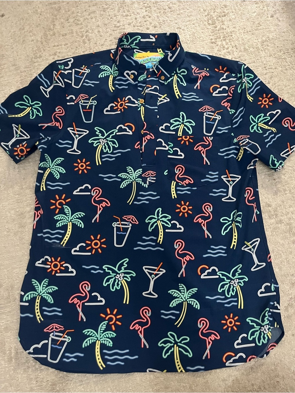 Chubbies “The Nutter” Stretch Vacation Polo